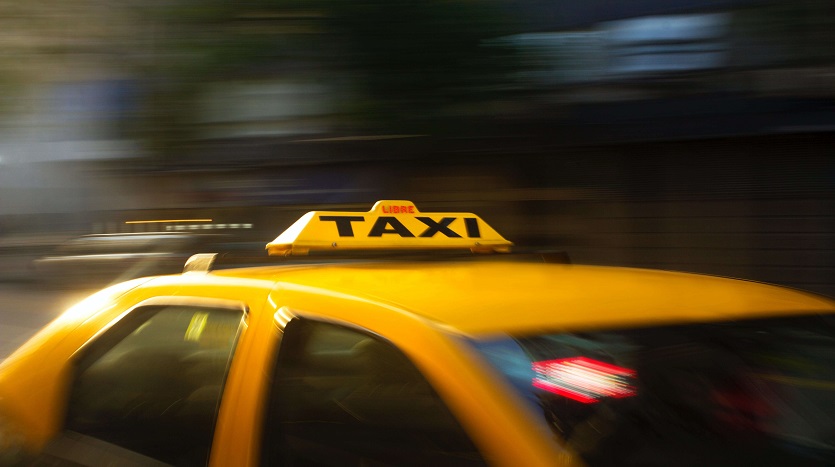 Taxi colectivo en Cuba